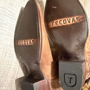 Tecovas women’s Brown Leather Boots size 6.5 like new condition western style